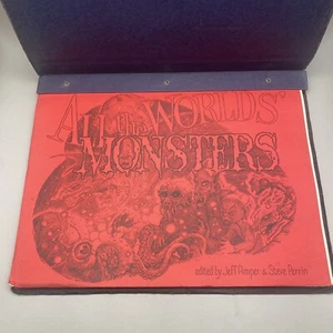 D&D Dungeons and Dragons All the Worlds' Monsters Jeff Pimper Steve Perrin 1977 - Imagen 1 de 8