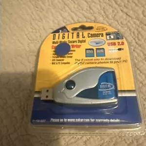 Quantaray fotocamera digitale lettore/scrittore schede multimediali USB sposta foto su PC - Foto 1 di 5