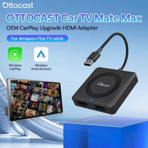 Ottocast Car TV Mate Max Wireless Carplay & Android Auto Adapter HDMI Thorwer - Imagen 1 de 12