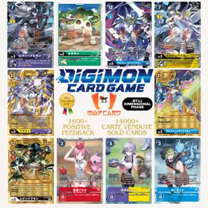 Digimon BT11 Dimensional Phase ALL SR/SEC/PARALLEL CARDS JAP PREORDER - Foto 1 di 141