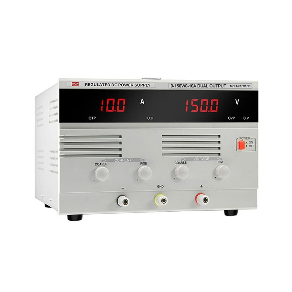 Dual Adjustable DC Regulated Power Supply Aging Test Ammeter Maintenance - Image 1 of 4
