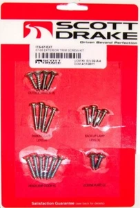1967-1968 FORD MUSTANG EXTERIOR TRIM SCREW KIT - Picture 1 of 1