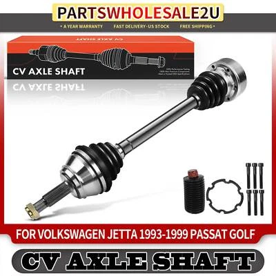 Conjunto de eje CV delantero izquierdo para Volkswagen Jetta 93-99 Passat 90-97 Cabrio 95-02 Foto 1 de 4