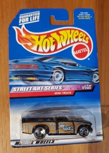 VINTAGE 1999 HOT WHEELS MINI TRUCK #949 STREET ART SERIES 1 OF 4 BLACK NIP - Bild 1 von 3