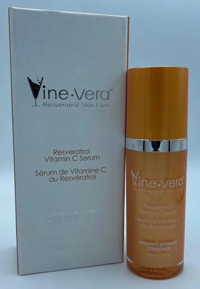 VINE VERA RESVERATOL VITAMIN C SERUM 30ML/1OZ BRAND NEW - Image 1 of 4