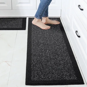 Kitchen Rugs and Mats Sets, 2PCS Non-Slip Kitchen Mats, Absorbent and Stain Resi - Picture 1 of 12