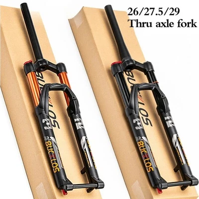 26er 27.5er 29er Mtb Bicycle Suspension Air Fork 1-1/8‘’ Tapered/Straight Tube - Image 1 of 4
