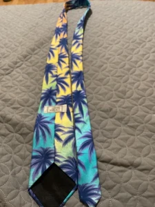 GIANNI VERSACE VINTAGE, ARTE DE PALMERA TROPICAL, CORBATA DE SEDA, EXCELENTE./ ¡ENVÍO GRATUITO!! - Imagen 1 de 10