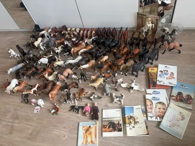 Schleich Bullyland Papo Figuren Viele Mit Fähnchen Sammlung 80er - Heute - Bild 1 von 4