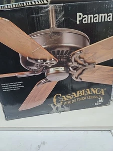CASABLANCA Bronze Panama Dark Walnut 42 Diameter - Picture 1 of 6