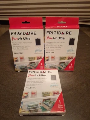 Filtro de aire para refrigerador Frigidaire PURE Air Ultra PAULTRA genuino paquete de 3 Foto 1 de 3