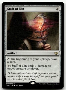 Staff of Nin #270 (LP) Commander 2015 C15 Magic MTG - Picture 1 of 2
