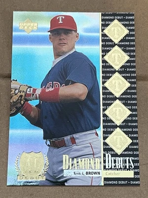 1997 UPPER DECK DIAMOND DEBUTS - KEVIN L. BROWN RANGERS ROOKIE #473 - Image 1 of 2