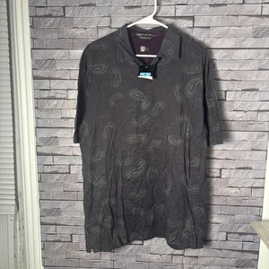 Neu mit Etikett Vintage Tiger Woods Nike Polo Paisley Shirt für Herren Performance Medium  - Bild 1 von 6