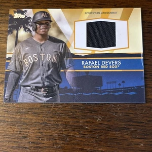 2022 Topps Update Series - All-Star Stitches Rafael Devers Event Worn (MEM) - Picture 1 of 10