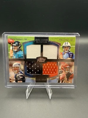 2011 Topps Prime #QC-GLMD Gabbert /Locker /Mallett /Dalton Quad Combo #/350  - Image 1 of 2
