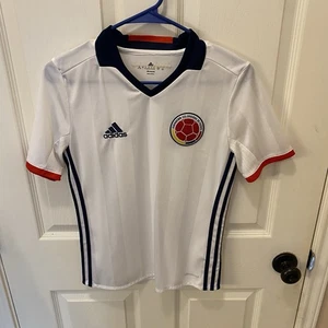Adidas Colombia 2016 Home Jersey White Size Youth Large EUC - Picture 1 of 7