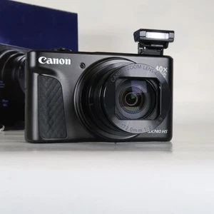 Canon PowerShot SX740 HS 20.3MP Digital Camera Black, With SD Card - Boxed - Foto 1 di 23