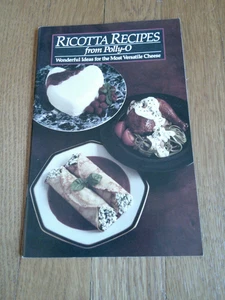 Vtg Polly-O Cheese Cookbook 1990s Ricotta Recipes Mushroom Risotto, Vodka Penne - Picture 1 of 8