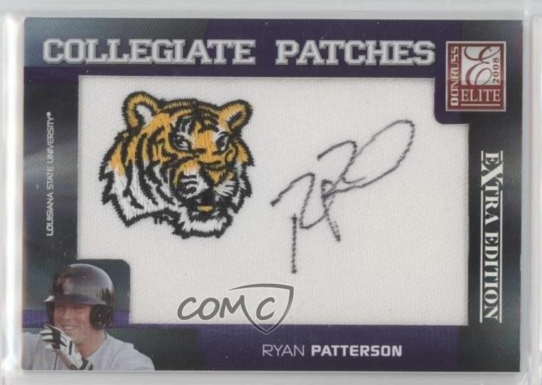 2008 Donruss Elite Extra Edition Collegiate /250 Райан Паттерсон #CP-1 нашивка с автографом - Изображение 1 из 1