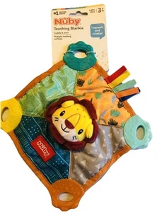 Nuby Teething Blanket Lovey Squeak And Crinkle - Picture 1 of 4