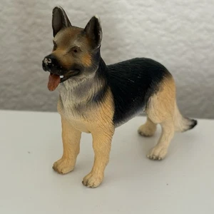 Schleich Deutscher Schäferhund Figur Männchen 2003 Rentner Haustier Figur Spielzeug - Bild 1 von 6
