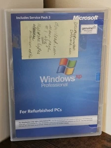 Windows XP Professional Includes SP3 For Refurbished PCs No Product Key 2008 - Photo 1/3