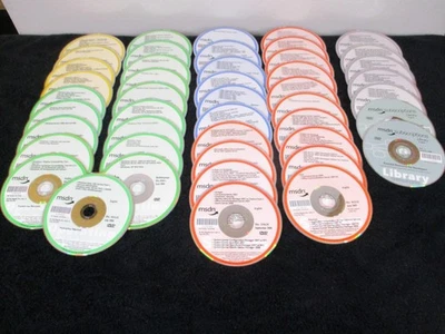MICROSOFT MSDN Software Discs w/Storage Case Lot of 49 - Image 1 of 4