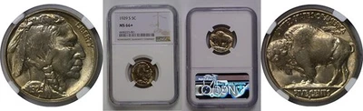 1929-S 5C Buffalo Nickel NGC MS-66+ - Image 1 of 3