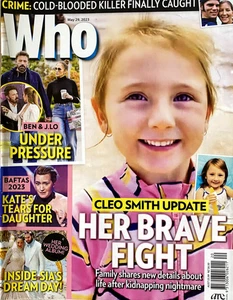 Who Magazine May 29 2023 Cleo Smith Sarah Snook John Farnham Chrishell & G-Flip - Picture 1 of 19