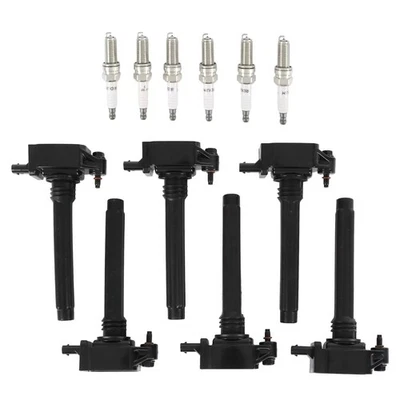 For Chrysler For Dodge For Jeep 6PCS Ignition Coil & Iridium Spark Plug - Image 1 of 4