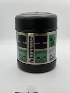 Minecraft Thermos Funtainer Stainless Steel Lunch Box Food Jar 10 oz - Used - Picture 1 of 8