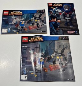 LEGO DC Comics 76026: Gorilla Grodd Goes Bananas Instruction Books 1, 2 + Comic