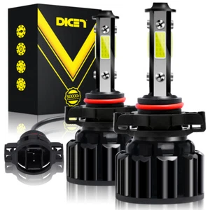 5202/H16 LED Fog Light Bulbs For Chevy Silverado 1500 2500HD 2007-2015 6000K - Picture 1 of 12