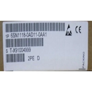 1 Stück 6sn1 118-0ad11-0aa1 neu im karton Neu Siemens 6SN1118-0AD11-0AA1 - Bild 1 von 4