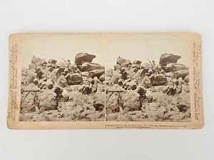 Underwood Stereoview A Desperate Stand Modder River Südafrika 18. Dezember Methuen - Bild 1 von 6