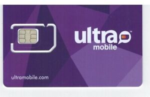 Ultra Mobile SIM card  FREE SHIPPING No plan value - for New number or Port in