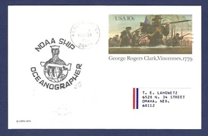NOAA Ship OCEANOGRAPHER Cachet on US Postal Card UX85 10¢ Ketchikan, Alaska - Picture 1 of 1