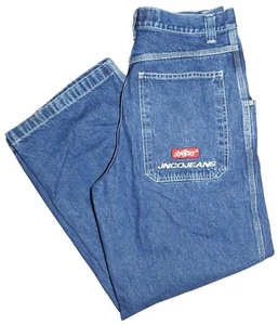Jeans vintage JNCO 34x30 larghi gamba larga anni 90 Y2K rave hiphop skater - Foto 1 di 11