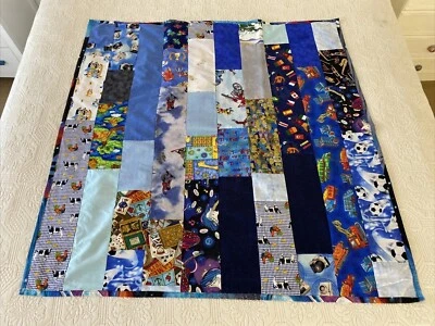 Edredón de algodón retazos hecho a mano ligero sin guata/bateo 100 Cm² Foto 1 de 4