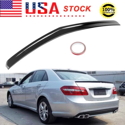 Painted Black Trunk Spoiler For Mercedes Benz W212 E Class Sedan E350 2010-2015 Foto 1 de 4