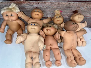 Lot of 7 Random Cabbage Patch Kid Dolls 80's - 2000's Babies Blonde Bald Blue - Picture 1 of 10
