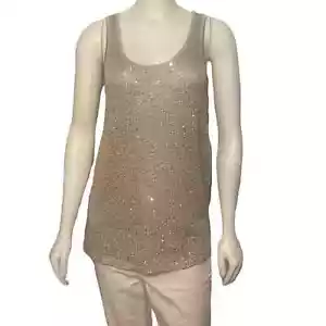 Matty m gold tank sweater S NWT - Picture 1 of 7