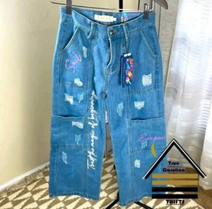 SOFIAS JEANS GIRLS JUNIOR 16 BLUE CLASSIC Straight Leg High rise SKU #232 - Picture 1 of 9
