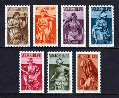 SAAR — SCOTT B47-B53 — 1934 SEMI-POSTAL SET — MNH — SCV $243 - Image 1 of 2