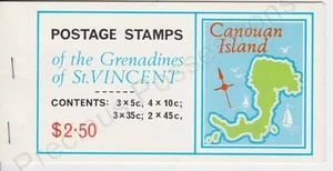 1976 Briefmarkenheftchen postfrisch komplett Grenadinen von St. Vincent CANOUAN ISLAND - Bild 1 von 1