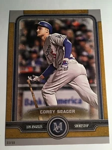 2019 Topps Museum Collection Jumbo 5x7 Corey Seager Dodgers 48 01/10 - Picture 1 of 1