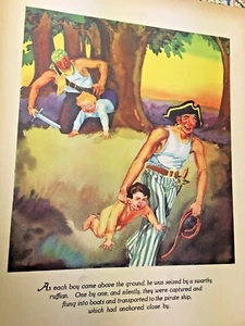 ONE  PAGE FROM BOOK: THE PETER PAN PICTURE BOOK  LOT 18 - Picture 1 of 2