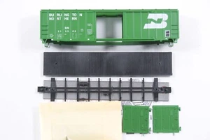 HO Athearn Burlington Northern 50ft Railbox Slide Door Box Car #219300 New Kit - Picture 1 of 8