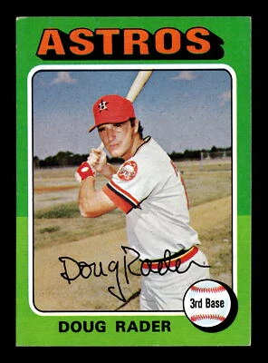 Doug Rader 1975 Topps #165 Houston Astros MINI VG (MK) - Image 1 of 2